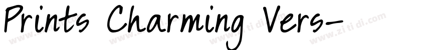 Prints Charming Vers字体转换